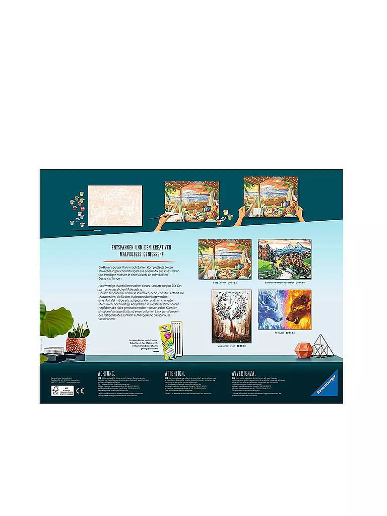 RAVENSBURGER | Malen nach Zahlen - Bayerische Herbstimpression | keine Farbe