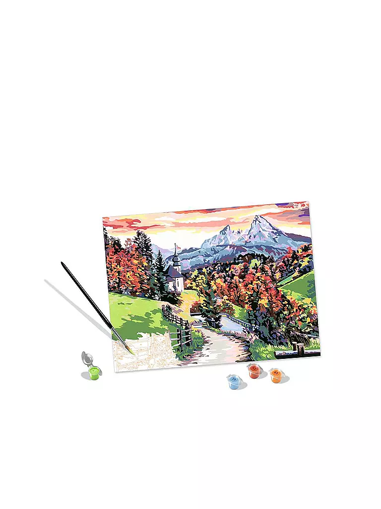 RAVENSBURGER | Malen nach Zahlen - Bayerische Herbstimpression | keine Farbe