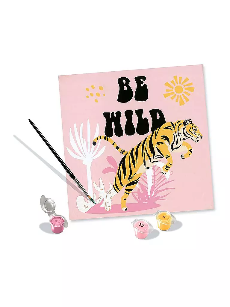 RAVENSBURGER | Malen nach Zahlen - Be Wild | keine Farbe