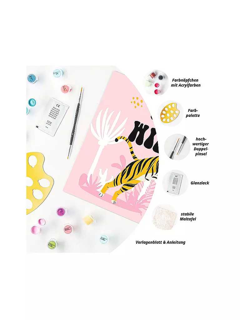 RAVENSBURGER | Malen nach Zahlen - Be Wild | keine Farbe