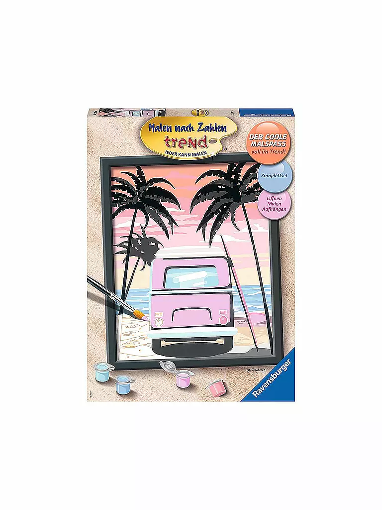 RAVENSBURGER | Malen nach Zahlen - Beach Life | keine Farbe