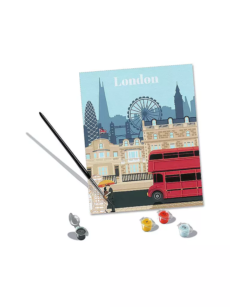 RAVENSBURGER | Malen nach Zahlen - Colorful London | keine Farbe