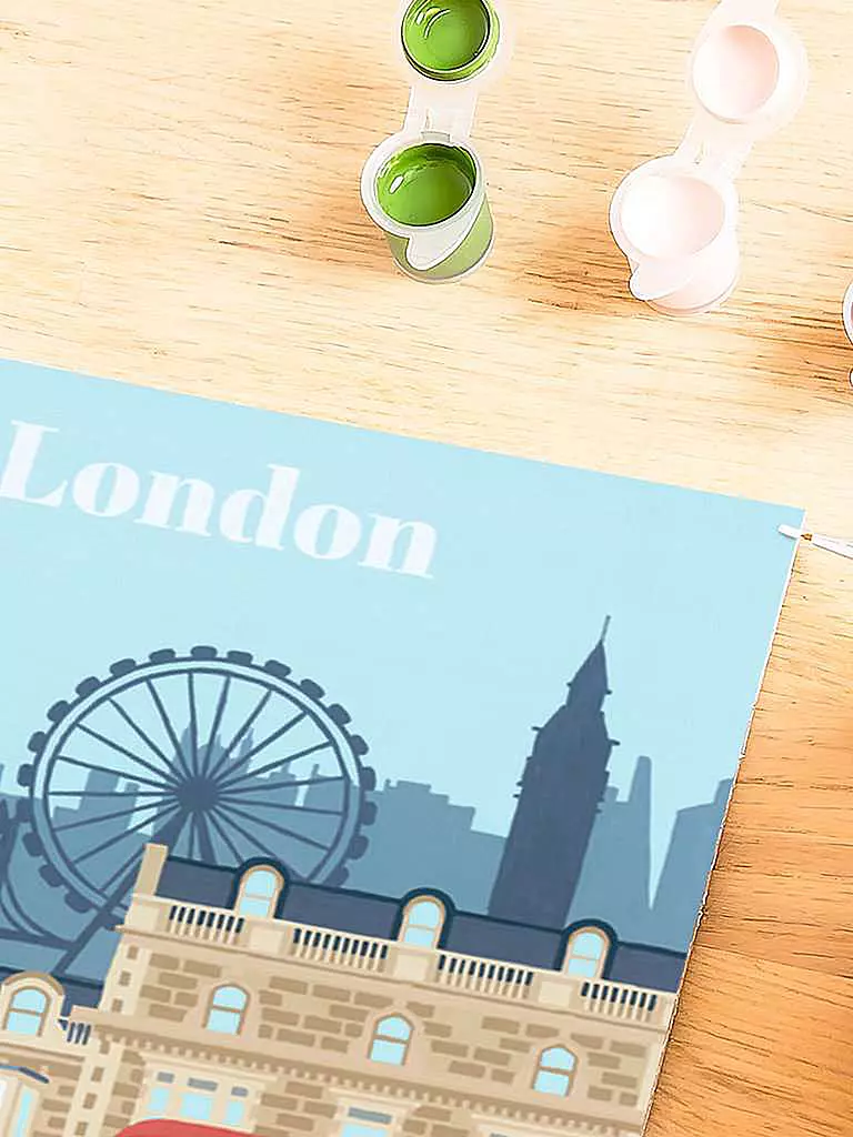 RAVENSBURGER | Malen nach Zahlen - Colorful London | keine Farbe