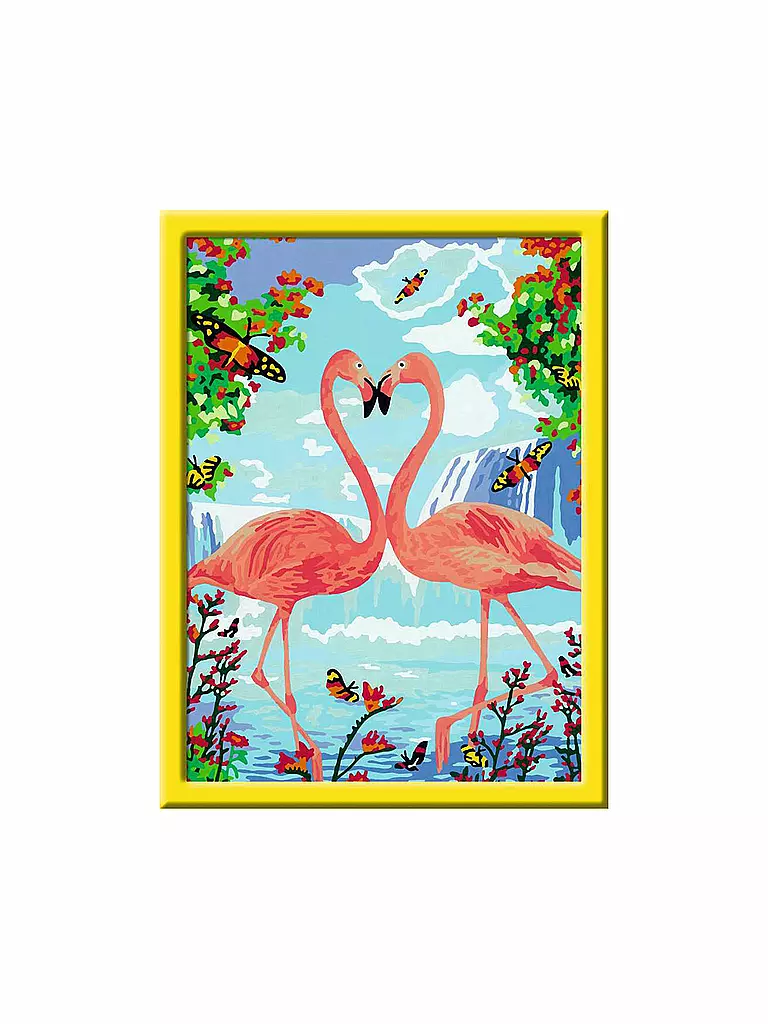 RAVENSBURGER | Malen nach Zahlen - Flamingo Love | keine Farbe
