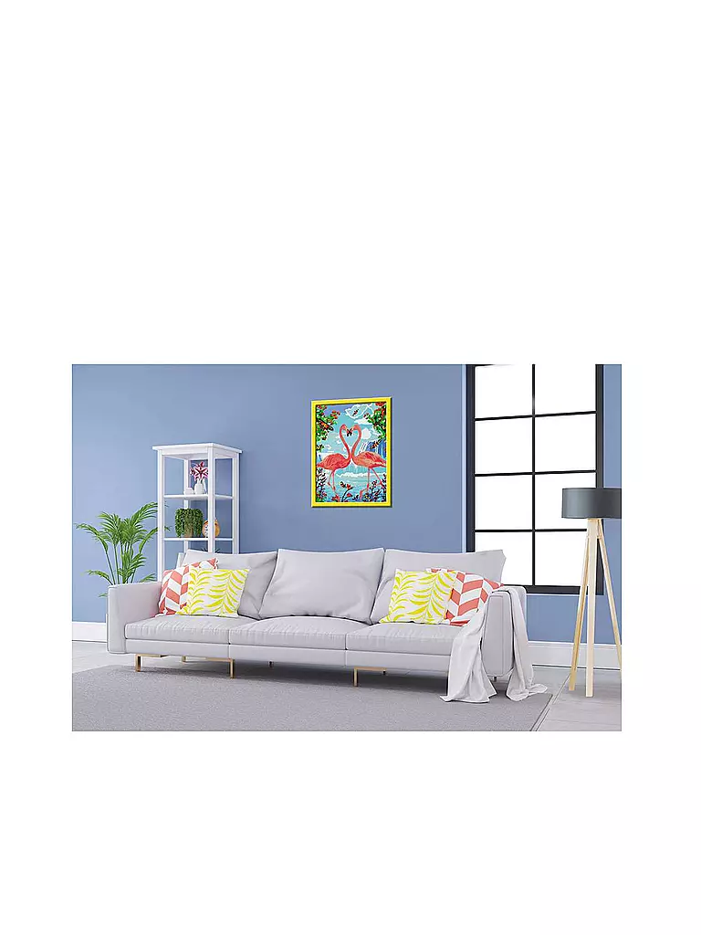RAVENSBURGER | Malen nach Zahlen - Flamingo Love | keine Farbe