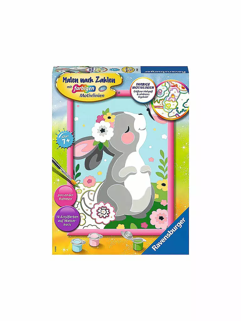 RAVENSBURGER | Malen nach Zahlen - Frühlingsgrüße  | keine Farbe