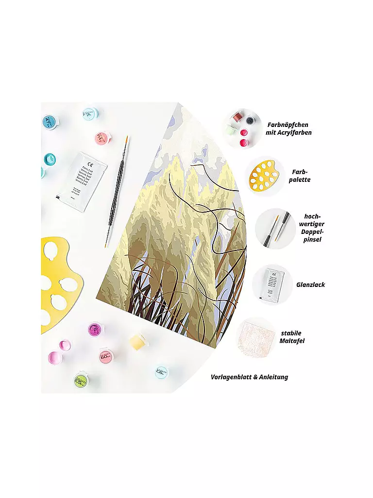 RAVENSBURGER | Malen nach Zahlen - Grass in the Wind | keine Farbe