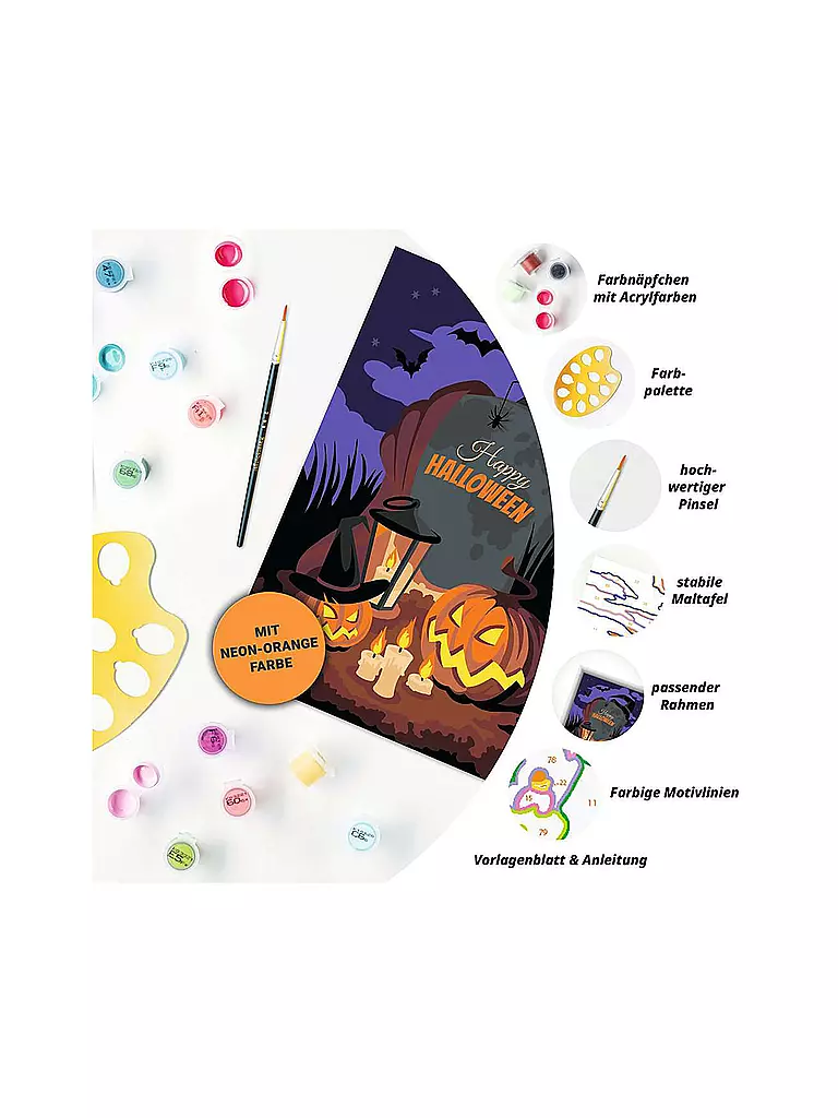 RAVENSBURGER | Malen nach Zahlen - Halloween Mood Edition 2 | keine Farbe