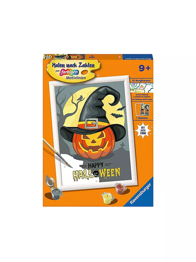 RAVENSBURGER | Malen nach Zahlen - Happy Halloween Edition 1 | keine Farbe