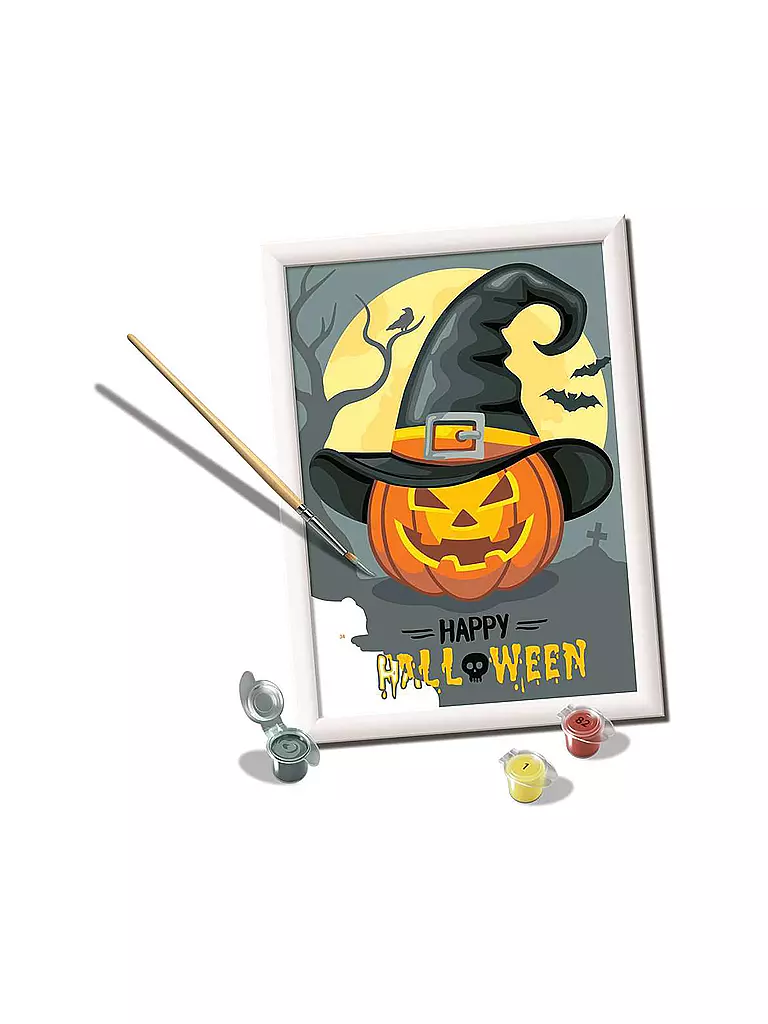 RAVENSBURGER | Malen nach Zahlen - Happy Halloween Edition 1 | keine Farbe