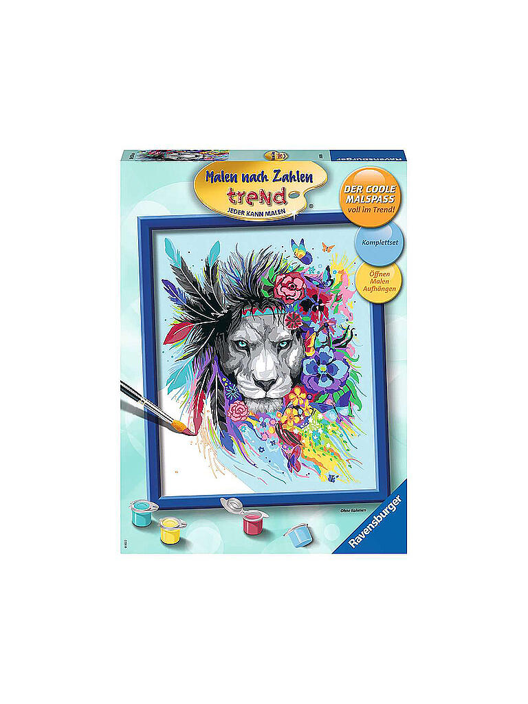 RAVENSBURGER | Malen nach Zahlen - König der Tiere | keine Farbe
