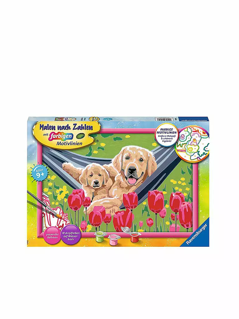 RAVENSBURGER | Malen nach Zahlen - Kuschelpause  | keine Farbe