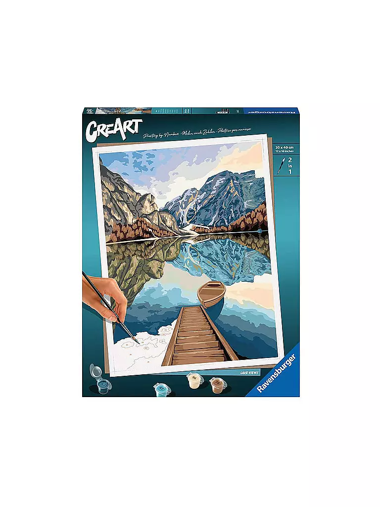 RAVENSBURGER | Malen nach Zahlen - Lake Views | keine Farbe