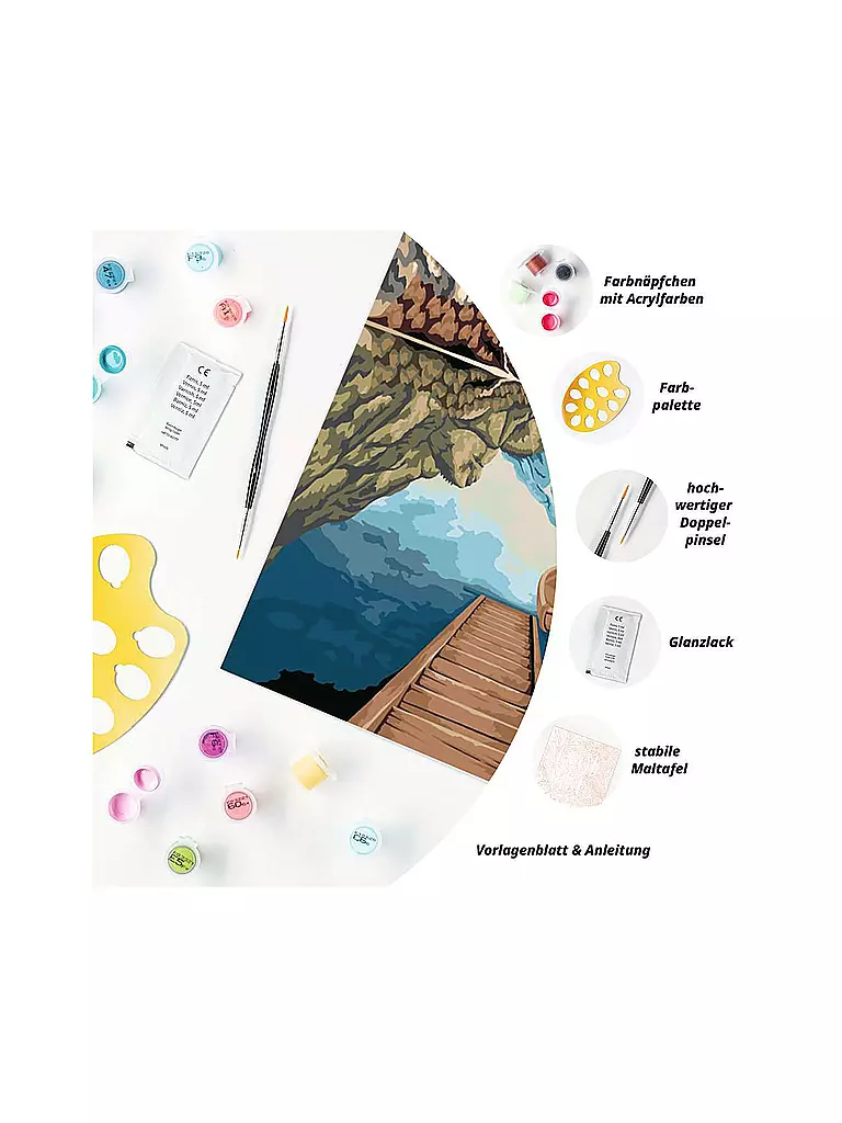 RAVENSBURGER | Malen nach Zahlen - Lake Views | keine Farbe