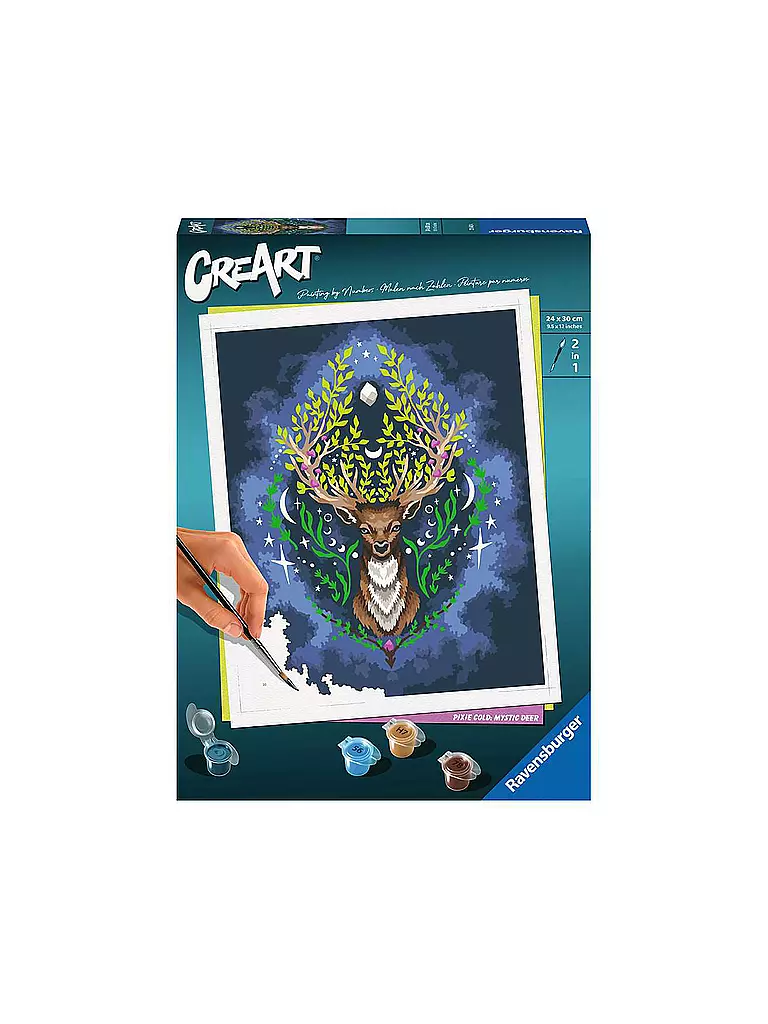 RAVENSBURGER | Malen nach Zahlen - Pixie Cold: Mystic Deer | keine Farbe