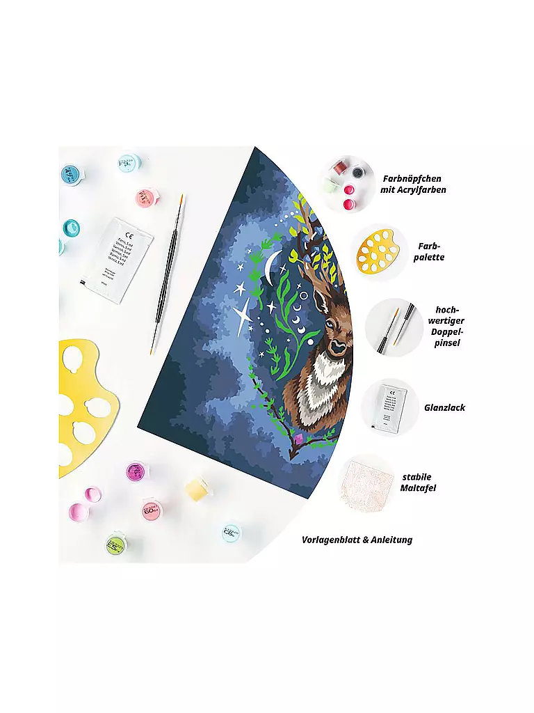 RAVENSBURGER | Malen nach Zahlen - Pixie Cold: Mystic Deer | keine Farbe