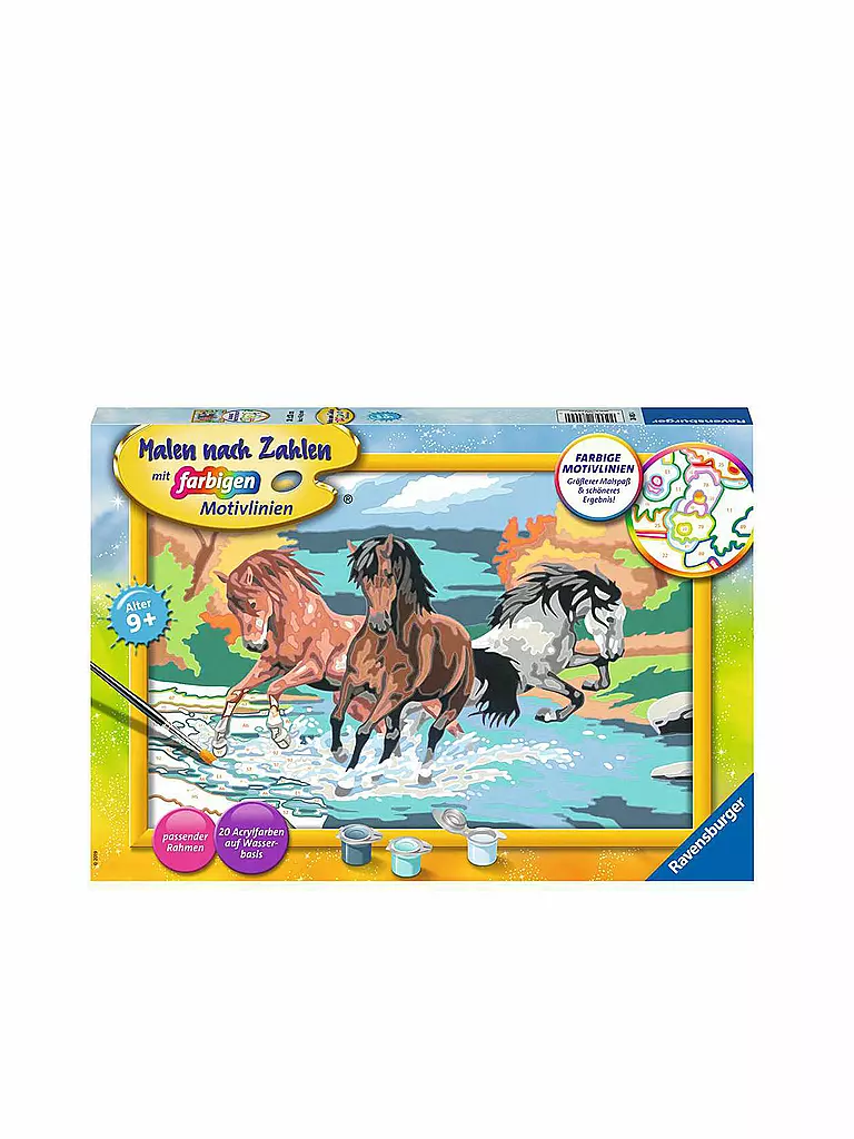 RAVENSBURGER | Malen nach Zahlen - Stolze Wildpferde | keine Farbe