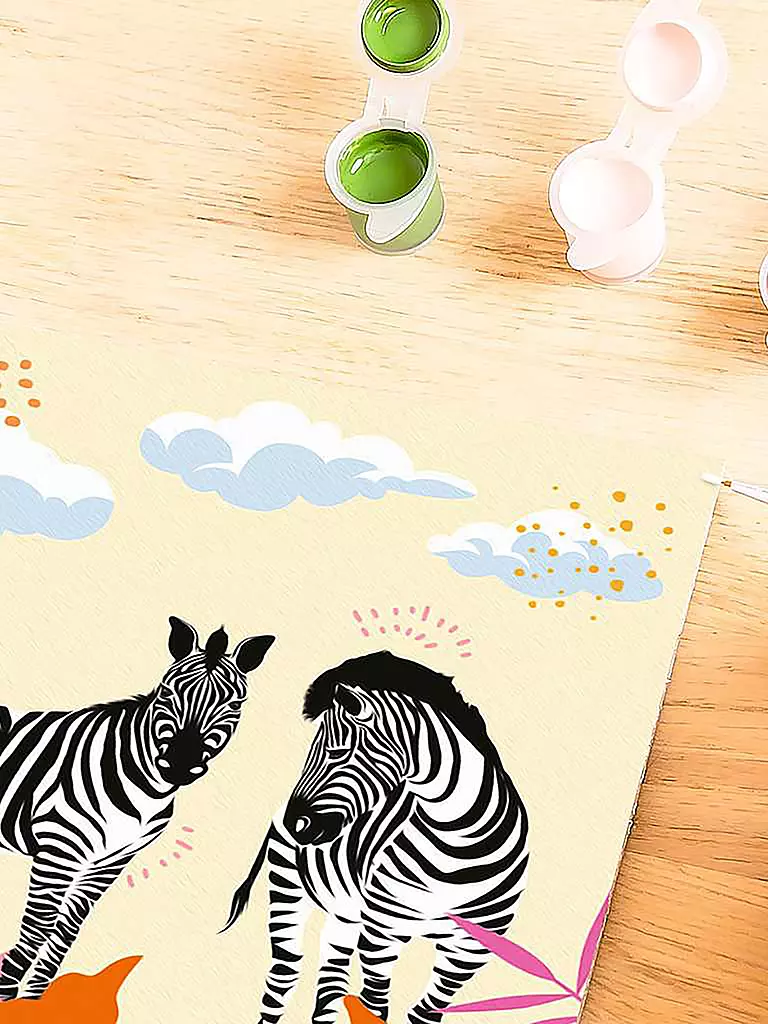 RAVENSBURGER | Malen nach Zahlen - Zebra | keine Farbe