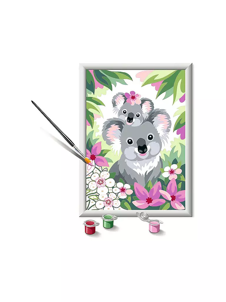 RAVENSBURGER | Malen nach Zahlen 28984 - Süße Koalas | keine Farbe