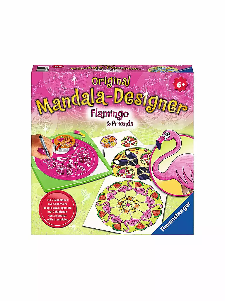 RAVENSBURGER | Mandala Designer Flamingo & Friends | keine Farbe