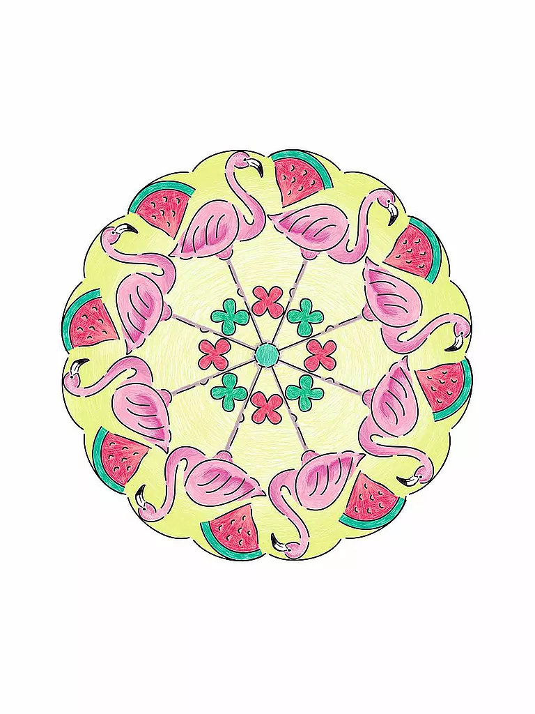 RAVENSBURGER | Mandala Designer Flamingo & Friends | keine Farbe