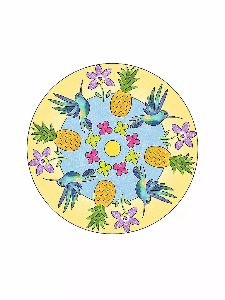RAVENSBURGER | Mandala Designer Flamingo & Friends | keine Farbe