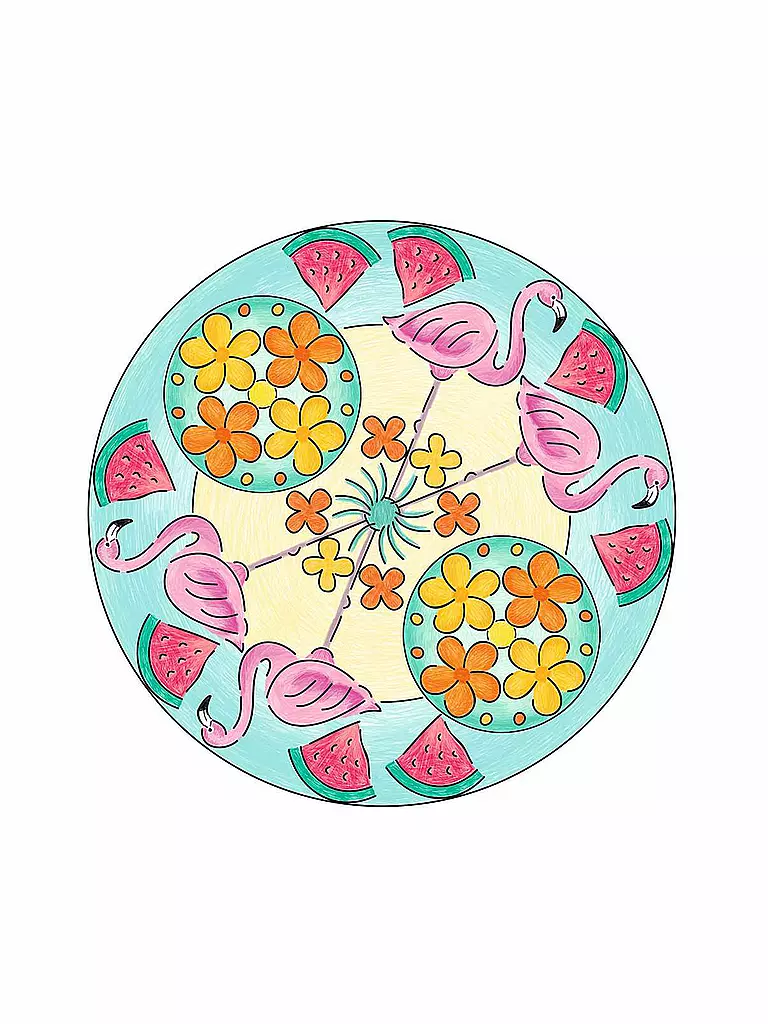 RAVENSBURGER | Mandala Designer Flamingo & Friends | keine Farbe