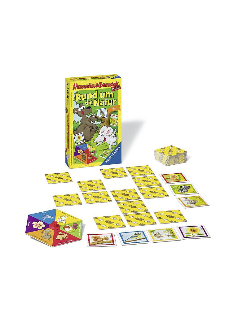 RAVENSBURGER | Mauseschlau und Bärenstark - Rund um die Natur - Mitbringspiel  | keine Farbe