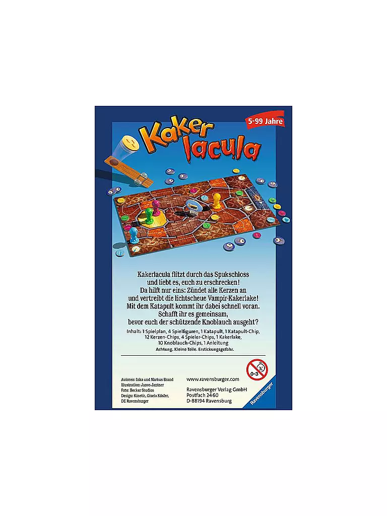 RAVENSBURGER | Mitbringspiel Kakerlacula | keine Farbe