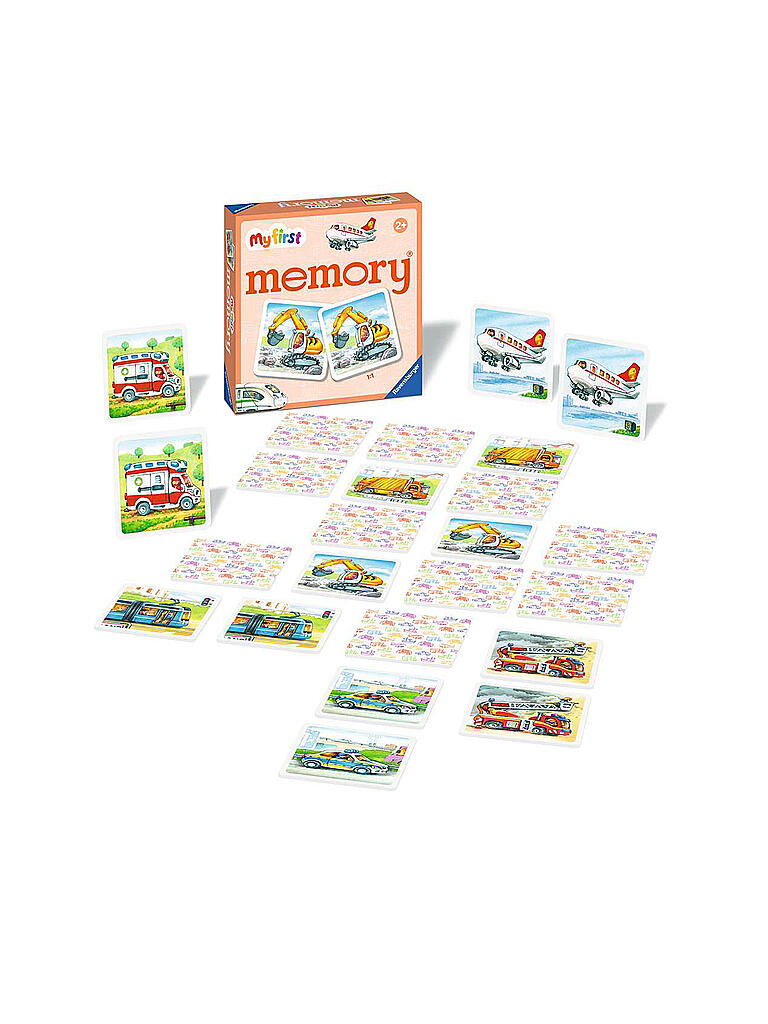 RAVENSBURGER | My first memory® Fahrzeuge | keine Farbe