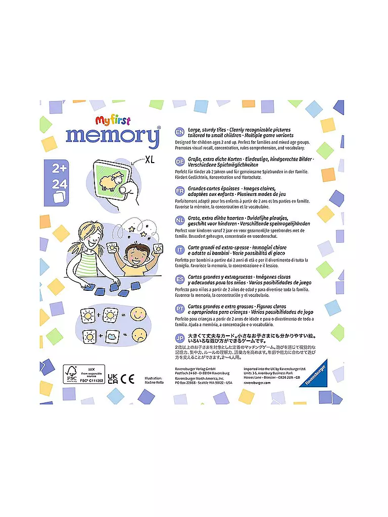 RAVENSBURGER | My first memory® Meine Lieblingssachen | keine Farbe