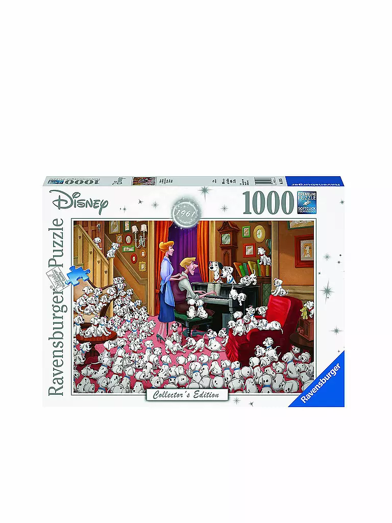 RAVENSBURGER | Puzzle "101 Dalmatiner Collectors Edition" (1000 Teile) | transparent