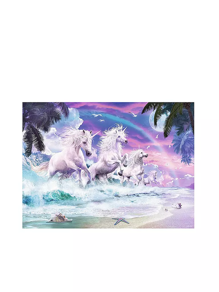 RAVENSBURGER | Puzzle - Einhörner am Strand 150 Teile | keine Farbe