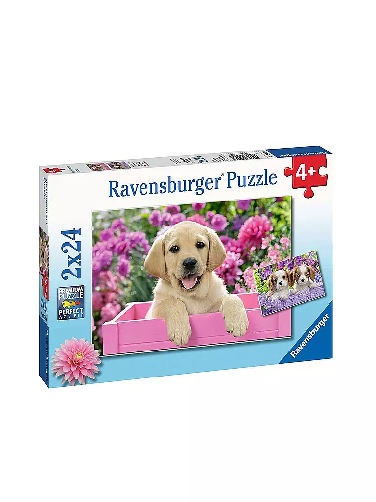 RAVENSBURGER | Puzzle - Freunde mit Fell 2x24 Teile | keine Farbe