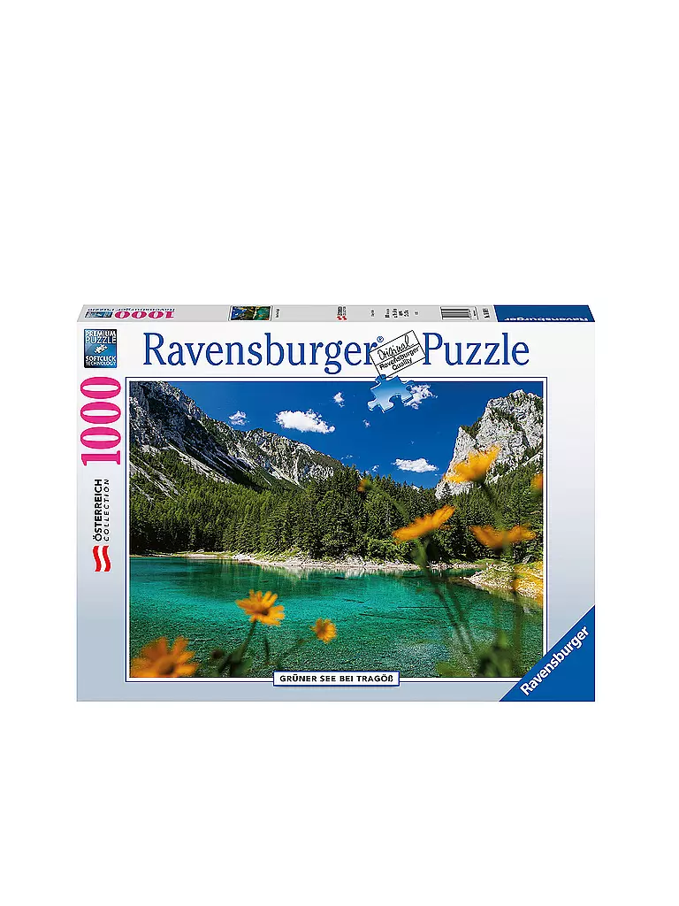 RAVENSBURGER | Puzzle - Grüner See bei Tragöss 1000 Teile | keine Farbe