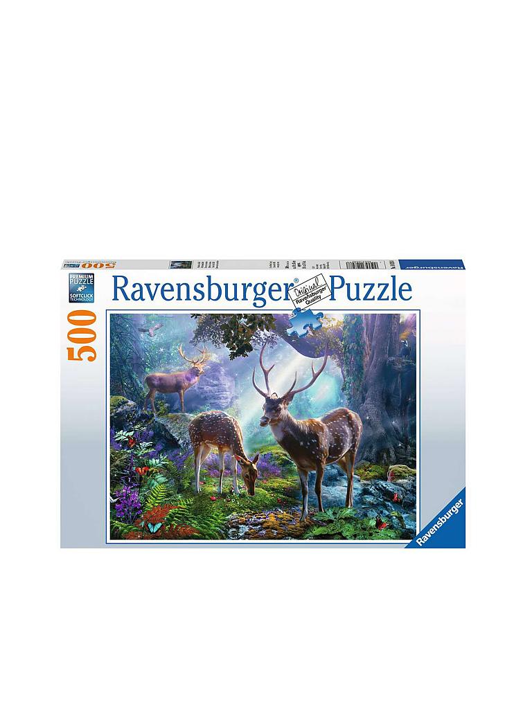 RAVENSBURGER | Puzzle - Hirsche im Wald - 500 Teile | keine Farbe