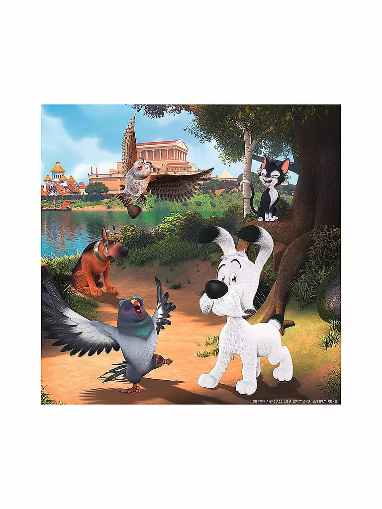 RAVENSBURGER | Puzzle - Idefix und seine tierischen Freunde 3x49 Teile | keine Farbe