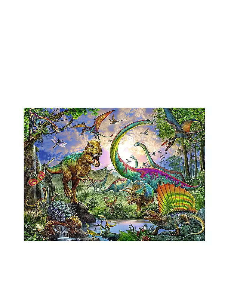 RAVENSBURGER | Puzzle - Im Reich der Giganten - Dinosaurier 200 Teile | keine Farbe