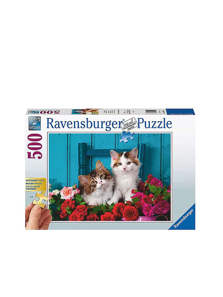 RAVENSBURGER | Puzzle - Katzenbabys - Gold Edition 500 Teile | keine Farbe