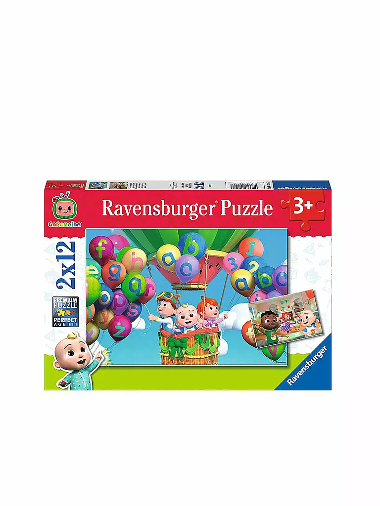 RAVENSBURGER | Puzzle - Lernen und Spielen 2x12 Teile | keine Farbe