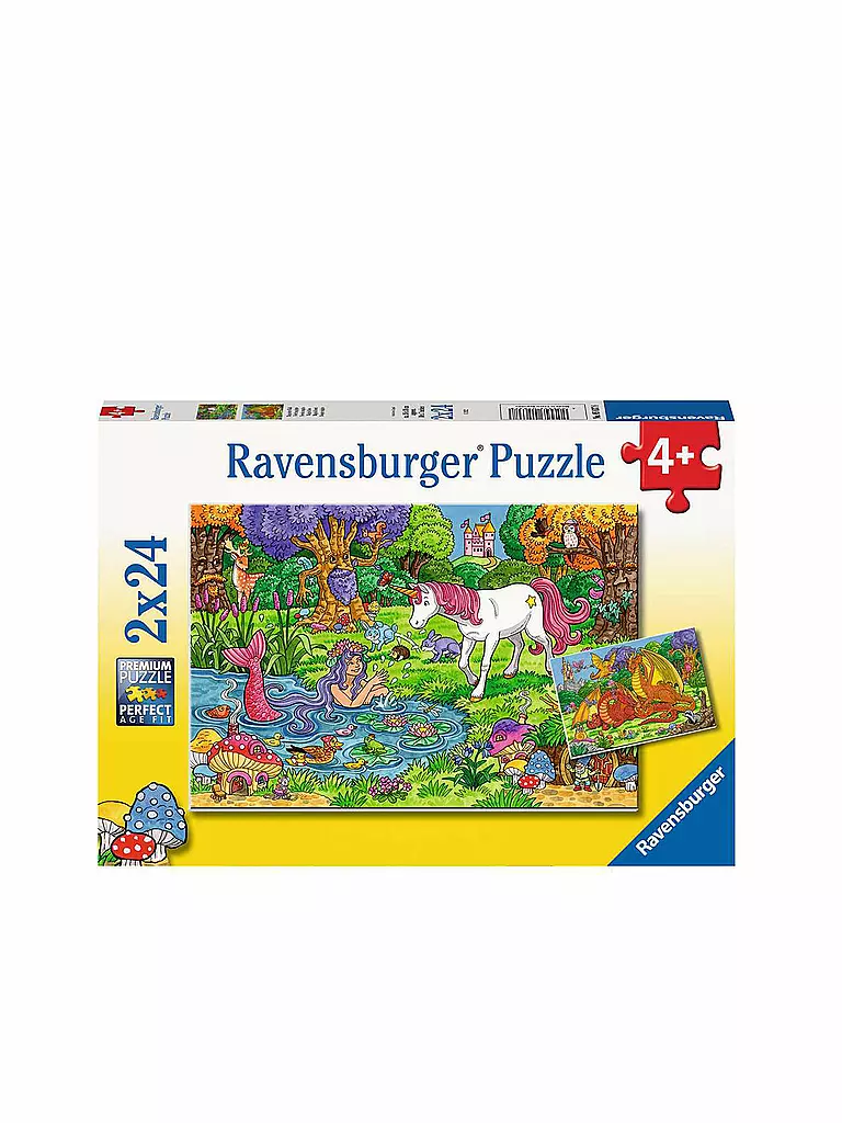 RAVENSBURGER | Puzzle - Magischer Wald 2x24 Teile | keine Farbe