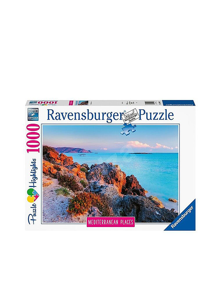 RAVENSBURGER | Puzzle - Mediterranean Places - Greece 1000 Teile | keine Farbe