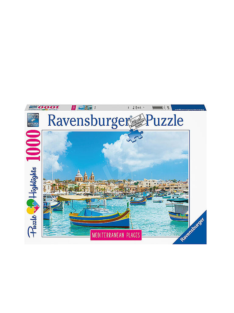 RAVENSBURGER | Puzzle - Mediterranean Places - Malta 1000 Teile | keine Farbe