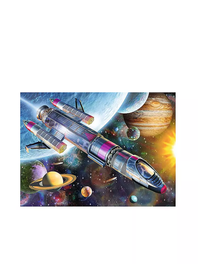 RAVENSBURGER | Puzzle - Mission im Weltall 100 Teile | keine Farbe