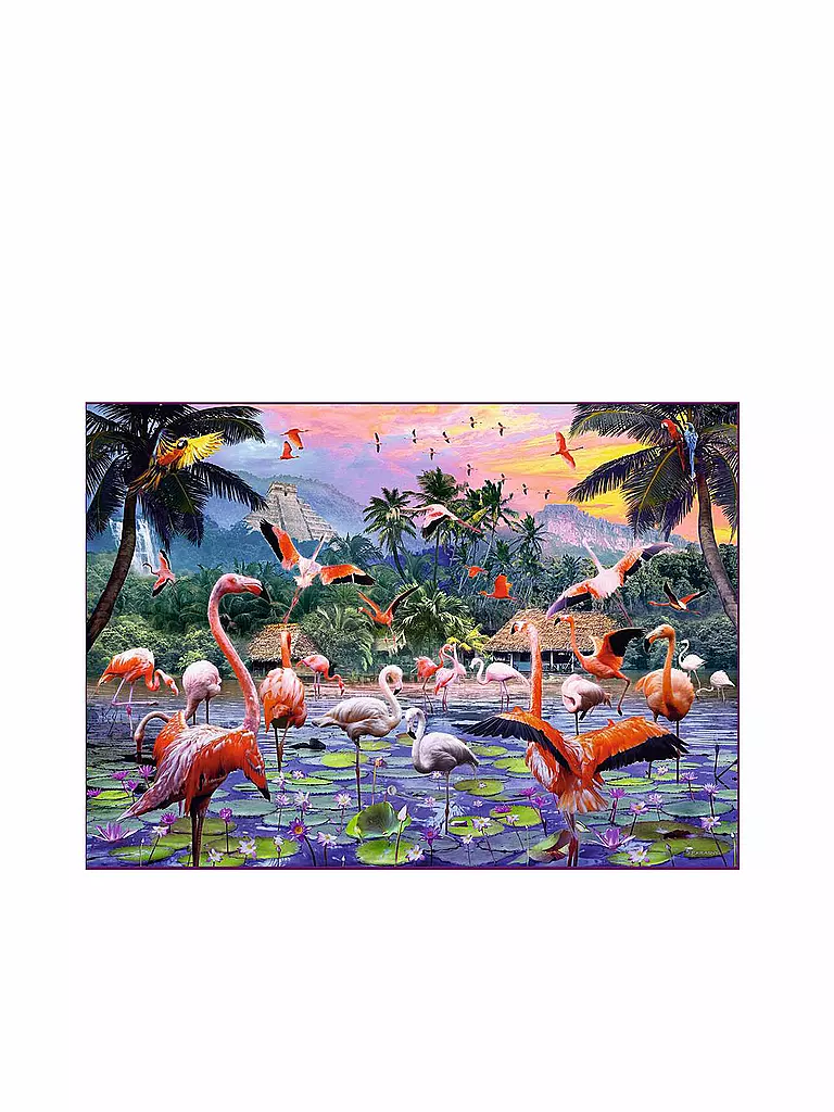 RAVENSBURGER | Puzzle - Pinke Flamingos - 1000 Teile | keine Farbe