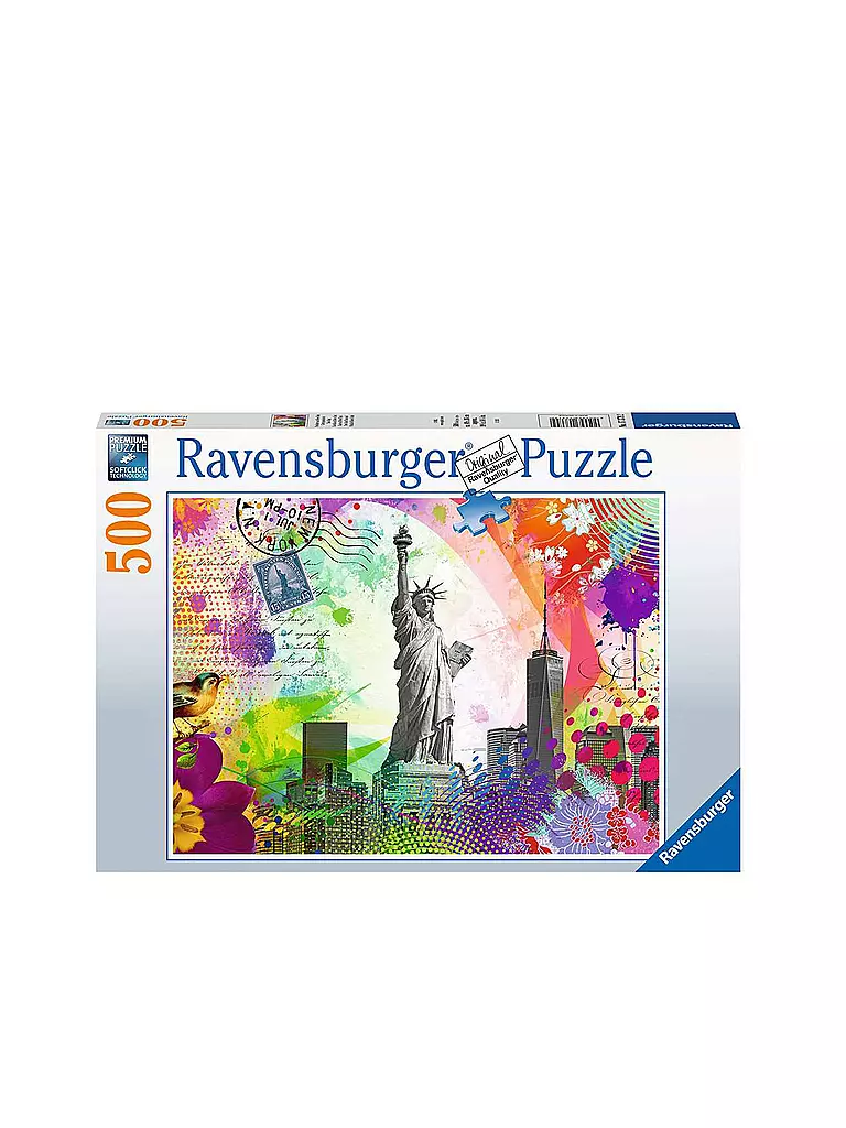 RAVENSBURGER | Puzzle - Postkarte aus New York - 500 Teile | keine Farbe