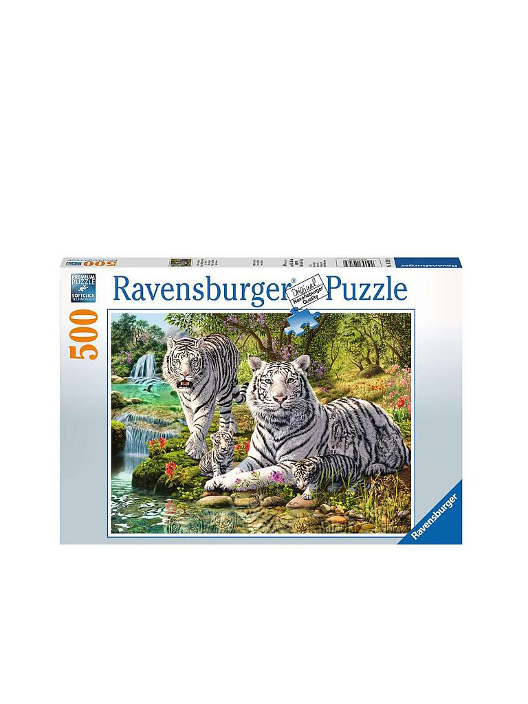 RAVENSBURGER | Puzzle - Weiße Raubkatze - 500 Teile | keine Farbe