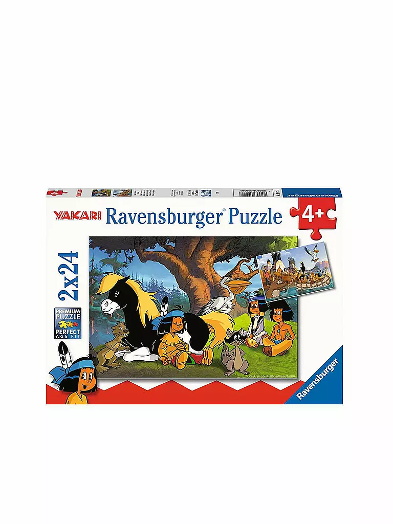 RAVENSBURGER | Puzzle - Yakari und seine Freunde 2x24 Teile | keine Farbe