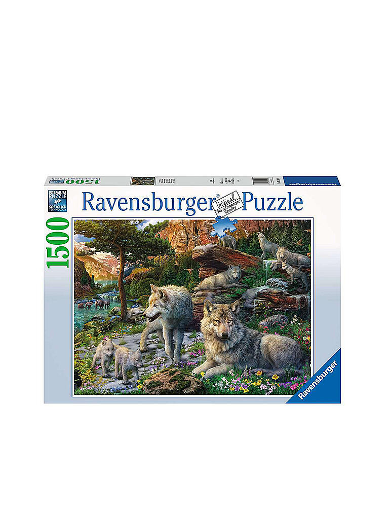 RAVENSBURGER | Puzzle 16598 - Wolfsrudel im Frühlingserwachen - 1500 Teile | keine Farbe
