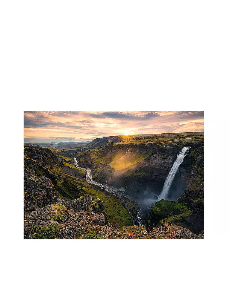 RAVENSBURGER | Puzzle Scandinavian Places - Haifoss auf Island - 1000 Teile | keine Farbe